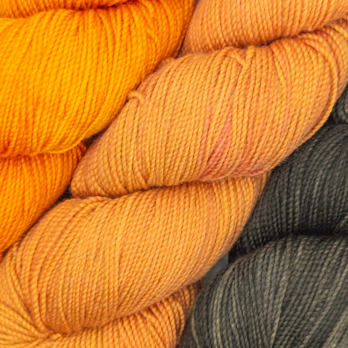 Sock Sets - 4 Skeins (Orange, Olive)