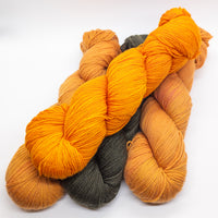 Sock Sets - 4 Skeins (Orange, Olive)
