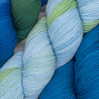 Sock Set - 3 Skeins (Blue, Green)