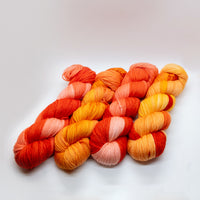 Worsted Set - 4 Skeins (Red, Yellow, Orange, Pink)